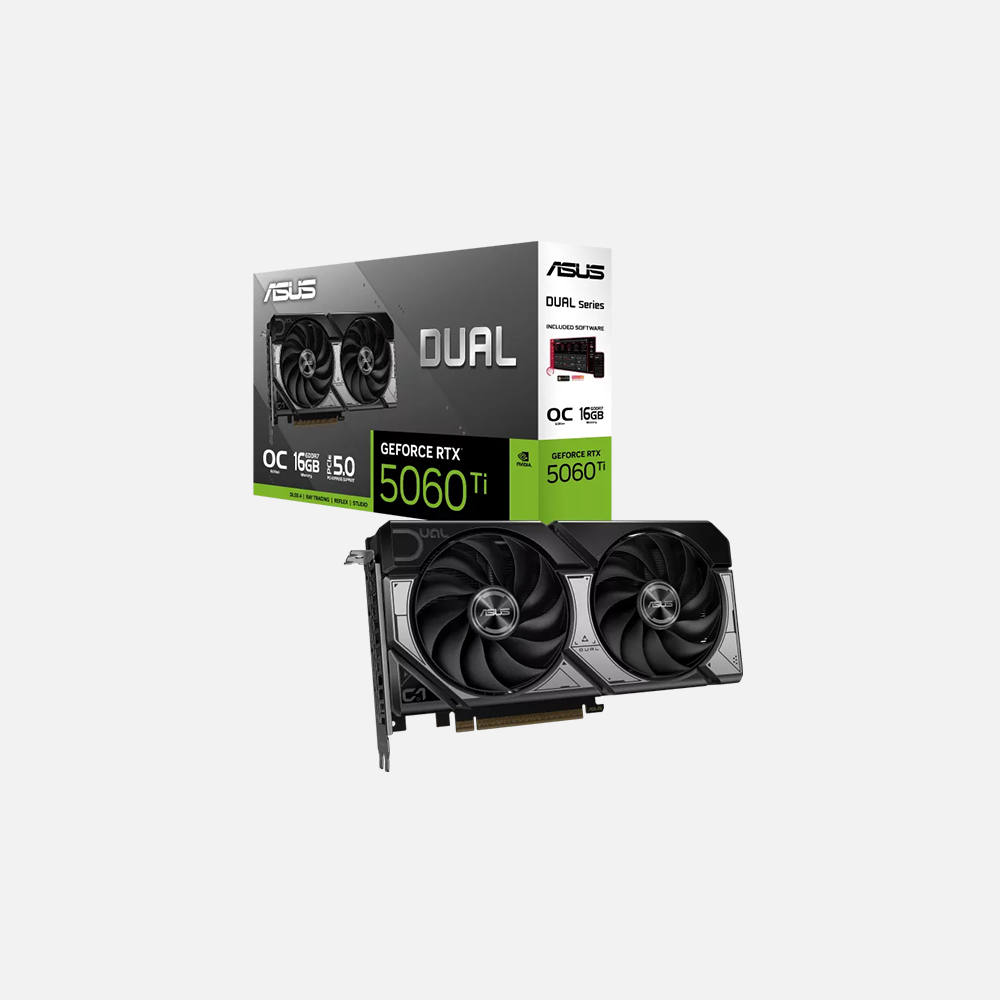 ASUS Dual GeForce RTX™ 5060 Ti 16GB GDDR7 OC Edition